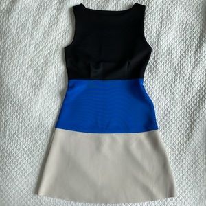 Colorblock Tank Dress, BCBGMaxAzria, S